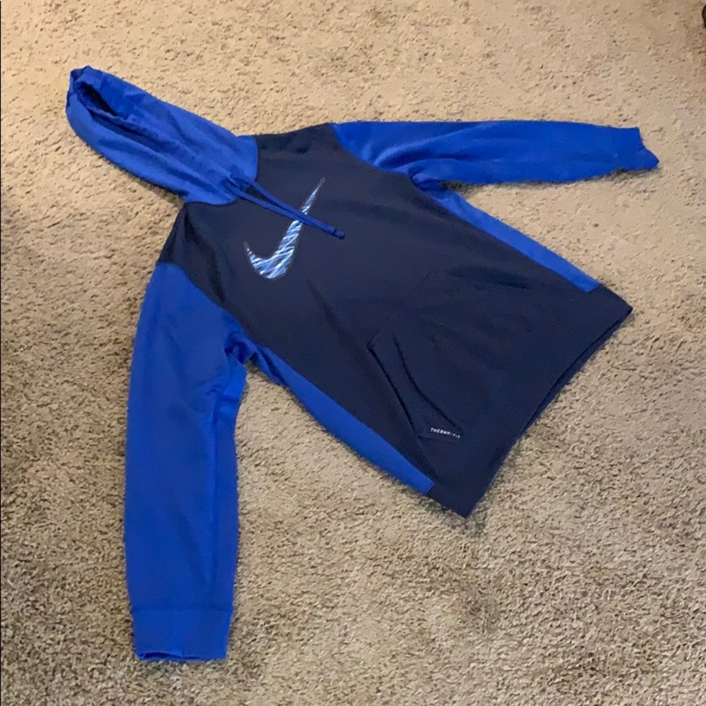 Blue Nike hoodie